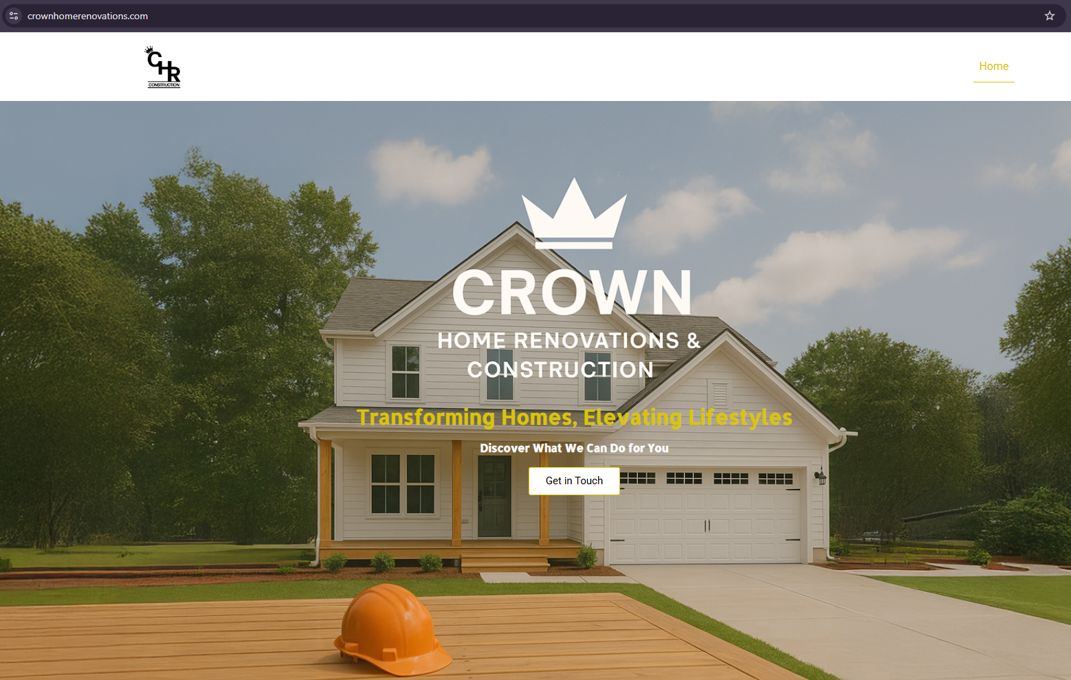 Custom website design project created by Dax Creative Hub showcasing modern business website layout and branding